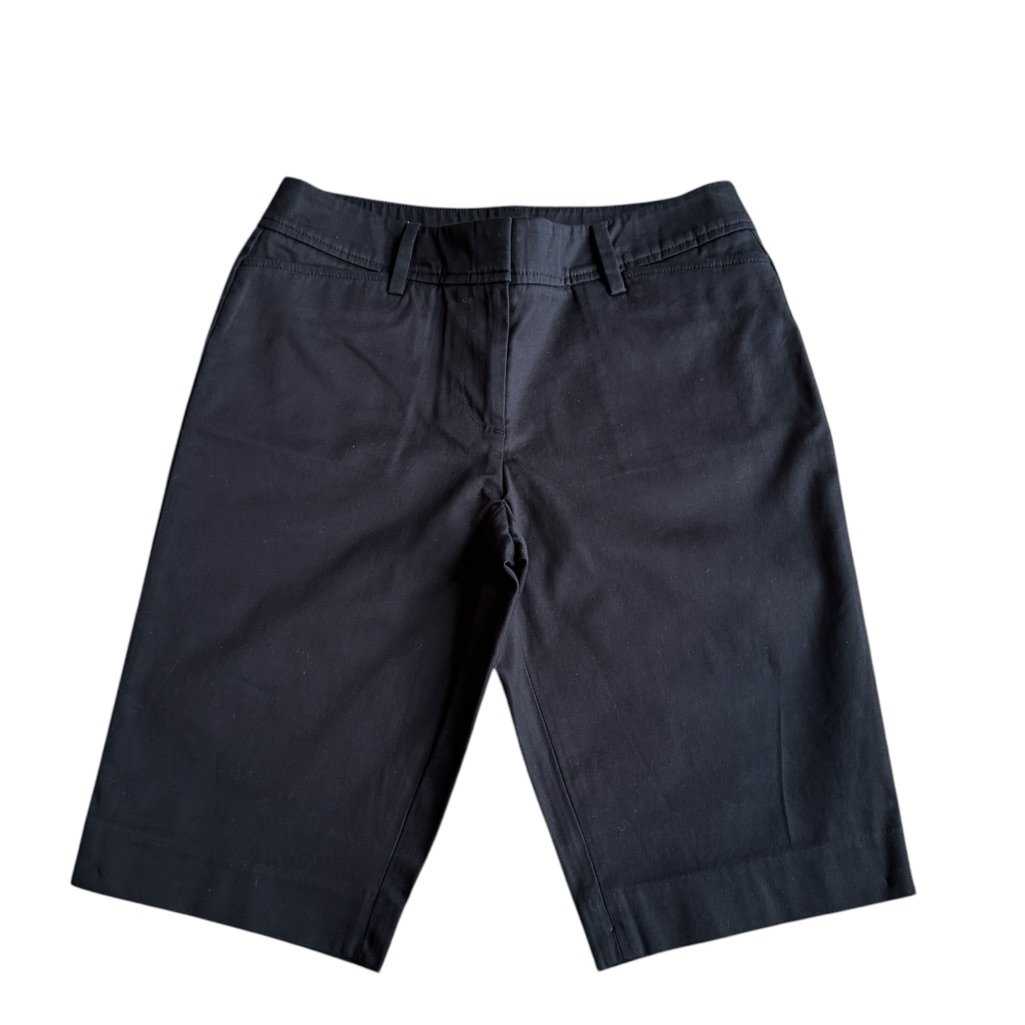 Talbots Petite Black Bermuda Perfect Short Shorts Womens 105 Inseam Sz 0p